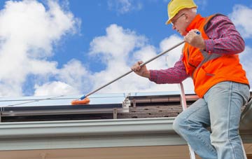 Lathones soft wash roof cleaning